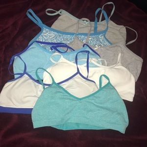 Girls Sports Bra lot (7 total) XL/L